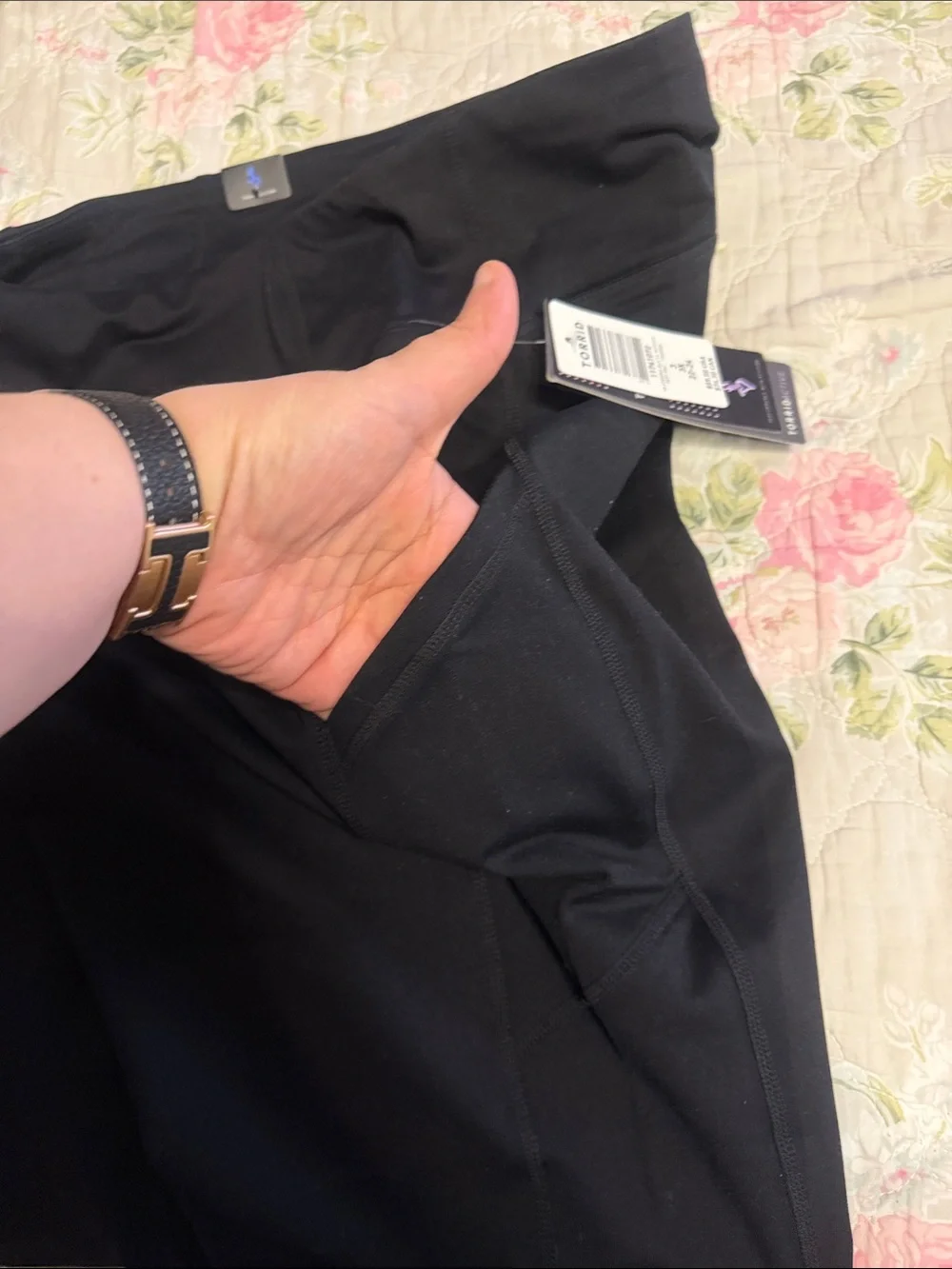 torrid Black Leggings with Side Pockets - Picture 2 of 6